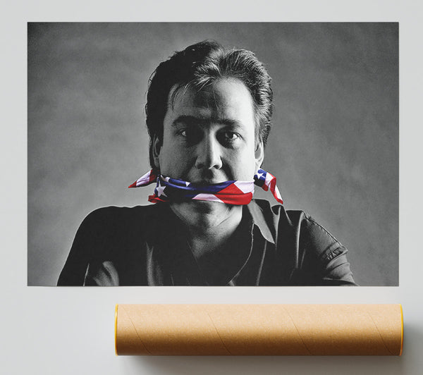 Bill Hicks Flag Gag Print
