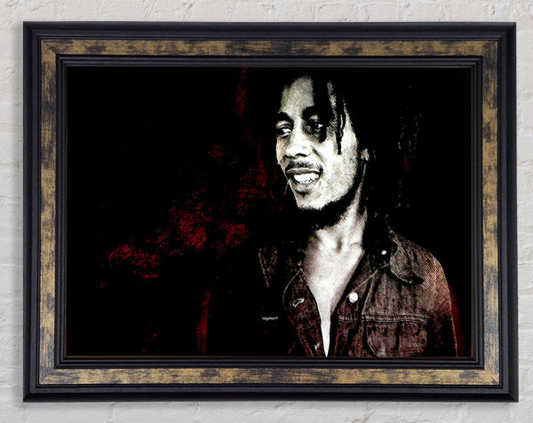 Bob Marley Hero Framed Print
