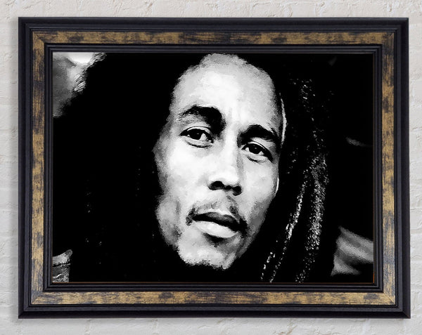 Bob Marley Iron Lion Framed Print