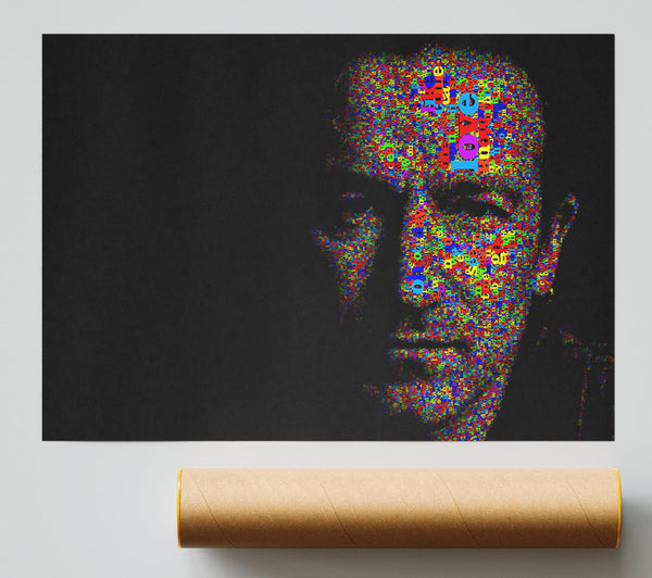 Bono In Colour Poster