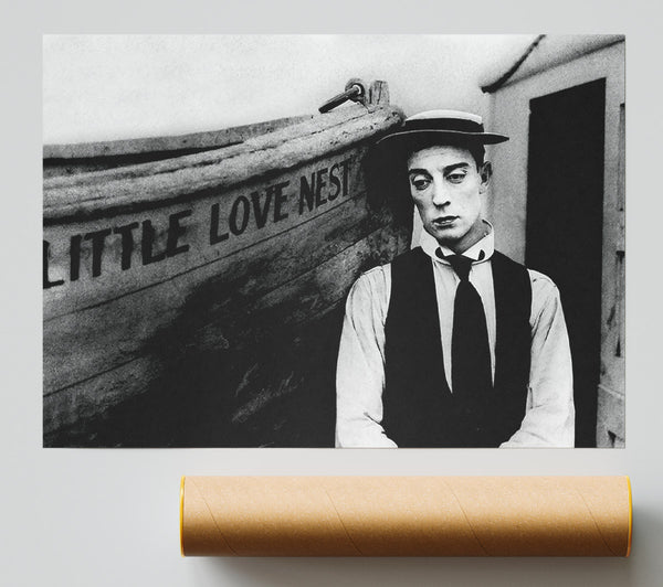 Buster Keaton Little Love Nest Print