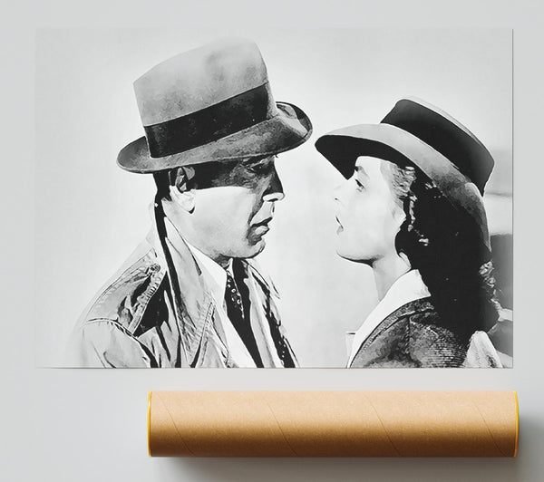 Casablanca The Look B N W Print