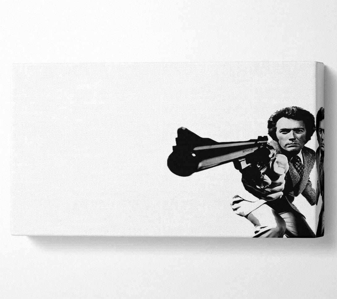  A Canvas Print of Clint Eastwood Gun Canvas Art