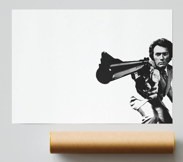 Clint Eastwood Gun Giclee Print