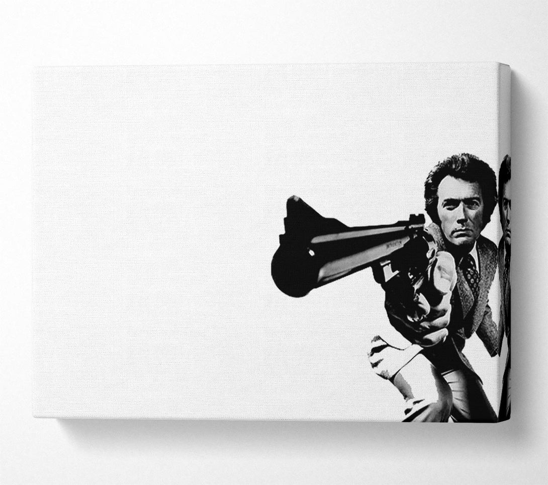  A Canvas Print of Clint Eastwood Gun Canvas Art