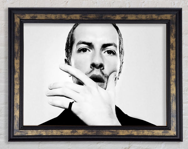 Cold Play Chris Martin Framed Print
