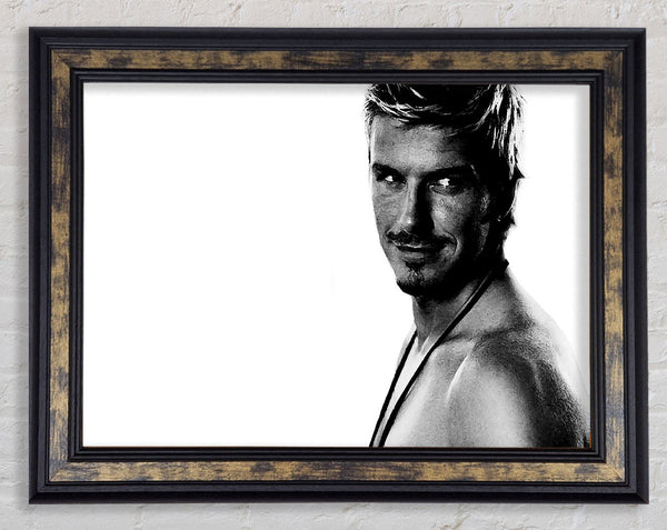David Beckham Framed Print