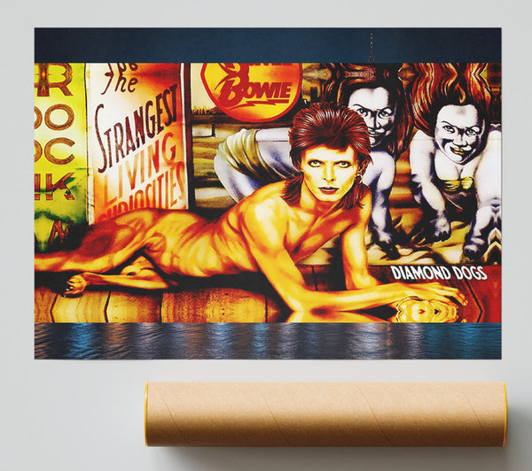 David Bowie Diamond Dogs Poster