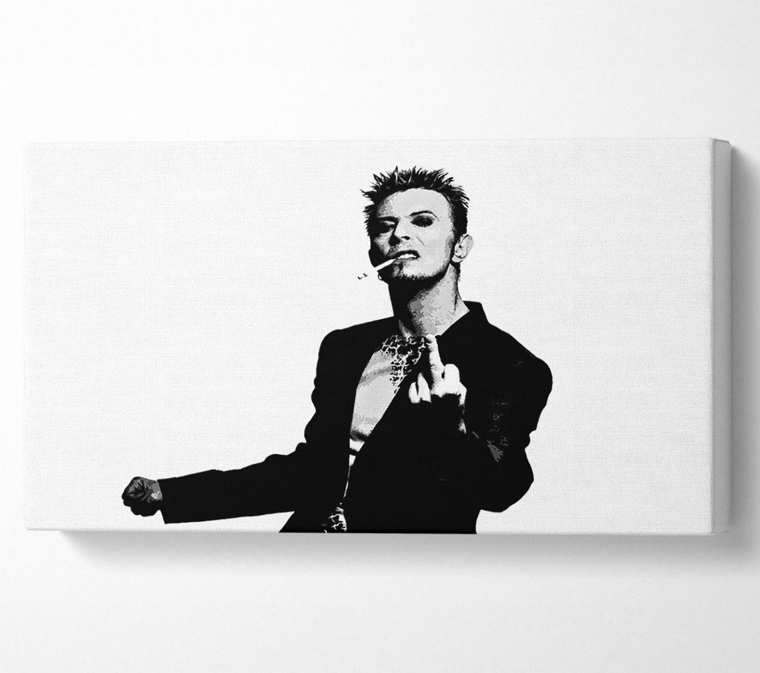  A Canvas Print of David Bowie Finger Canvas Art
