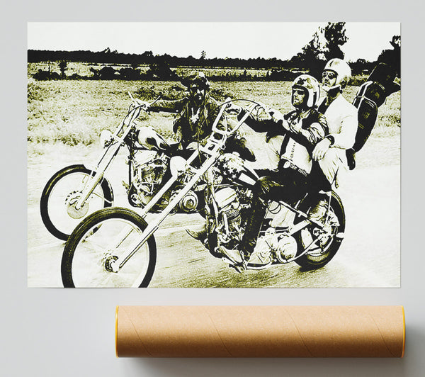 Easy Rider Sepia Giclee Print