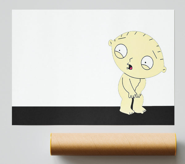 Family Guy Stewie Naked Poster