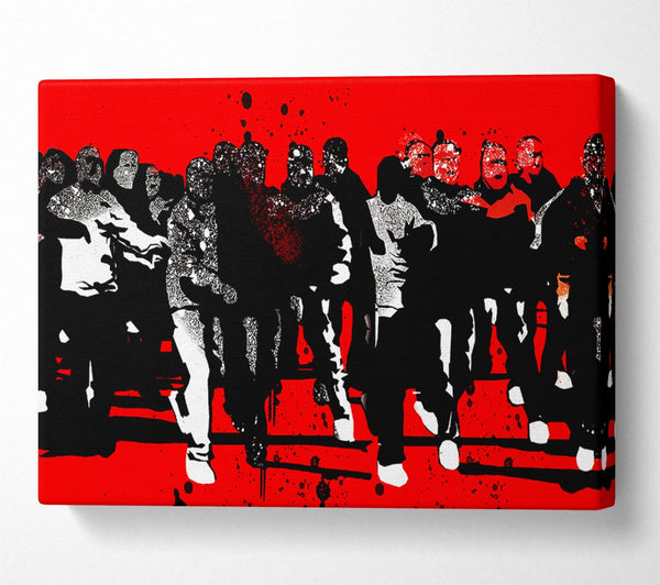  A Canvas Print of Football Factory Battle Canvas Art