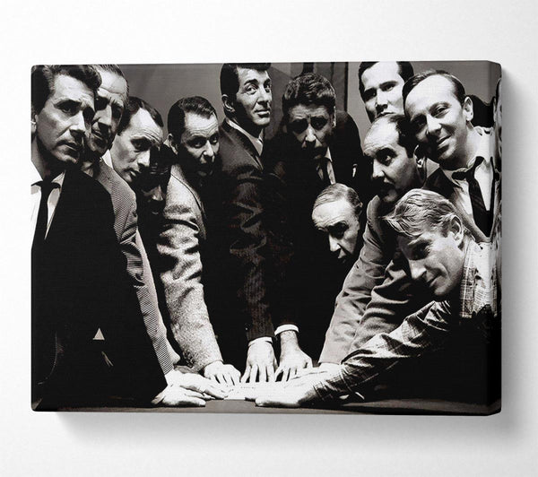  A Canvas Print of Frank Sinatra Ocean 11 Original Canvas Print