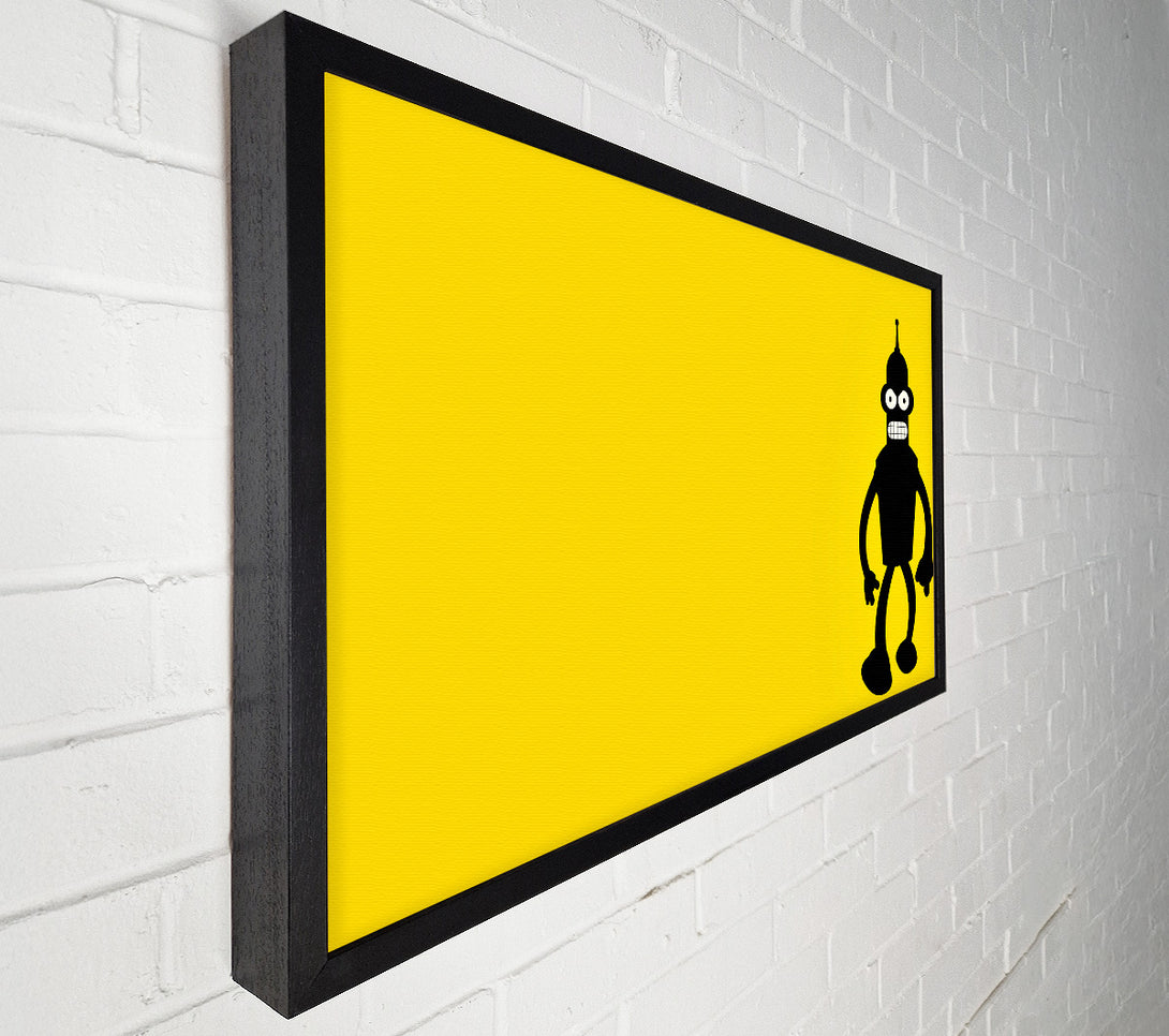  A Canvas Print of Futurama Bender Canvas Print