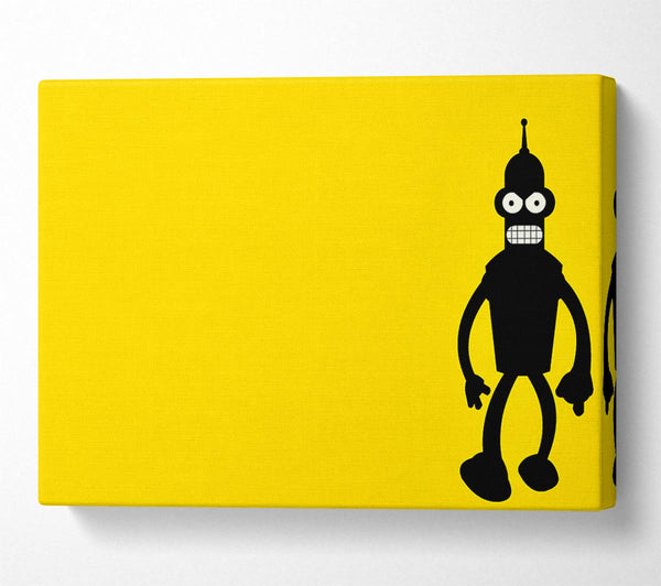  A Canvas Print of Futurama Bender Canvas Print