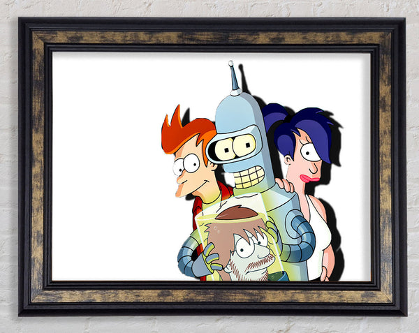 Futurama Cast Framed Print