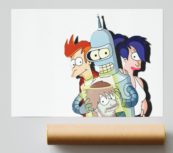 Futurama Cast Print