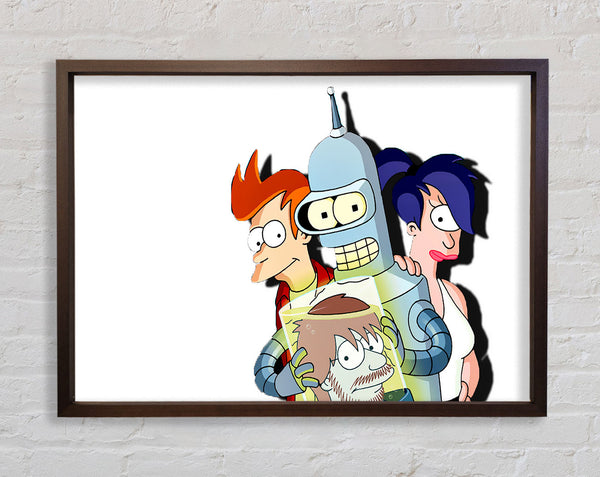 Futurama Cast Framed Print