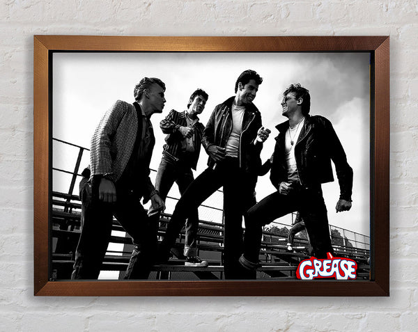 Grease T-Birds Framed Print