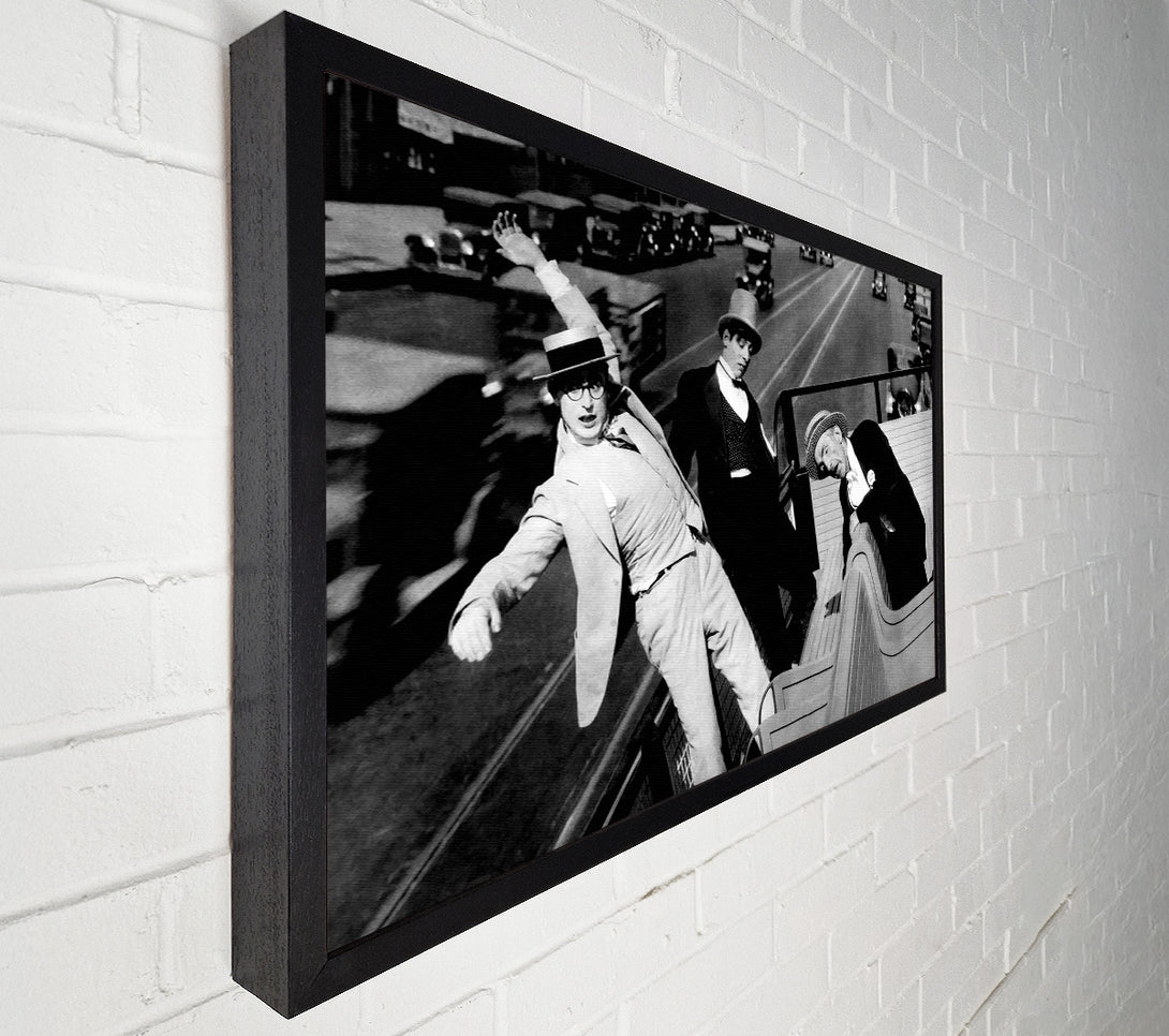  A Canvas Print of Harold Lloyd Trams Canvas Art