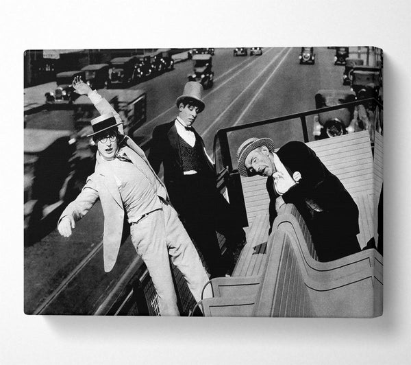  A Canvas Print of Harold Lloyd Trams Canvas Art