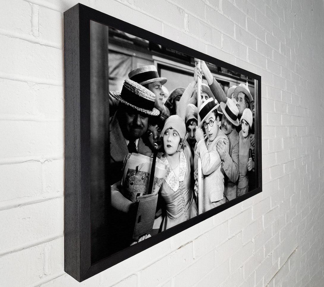  A Canvas Print of Harold Lloyd Tube Squeeze Canvas Wall Art