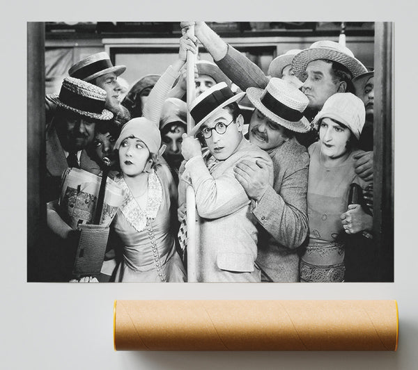 Harold Lloyd Tube Squeeze Giclee Print