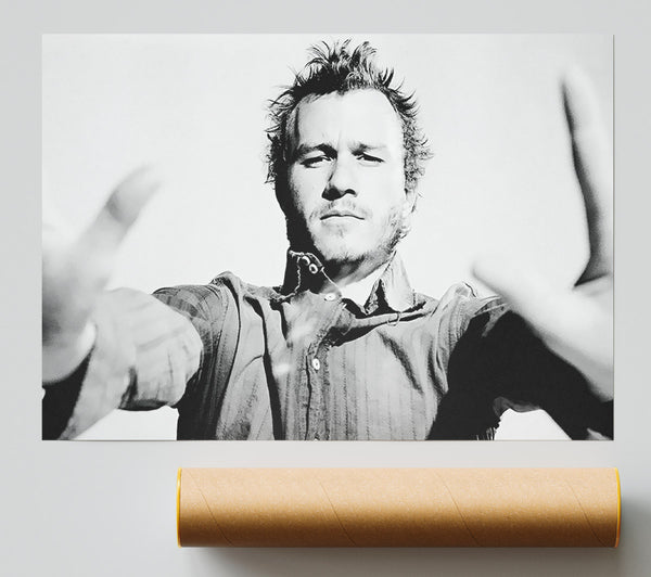 Heath Ledger Hands Poster