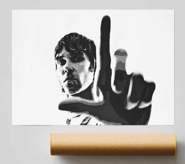Ian Brown Look B N W Giclee Print