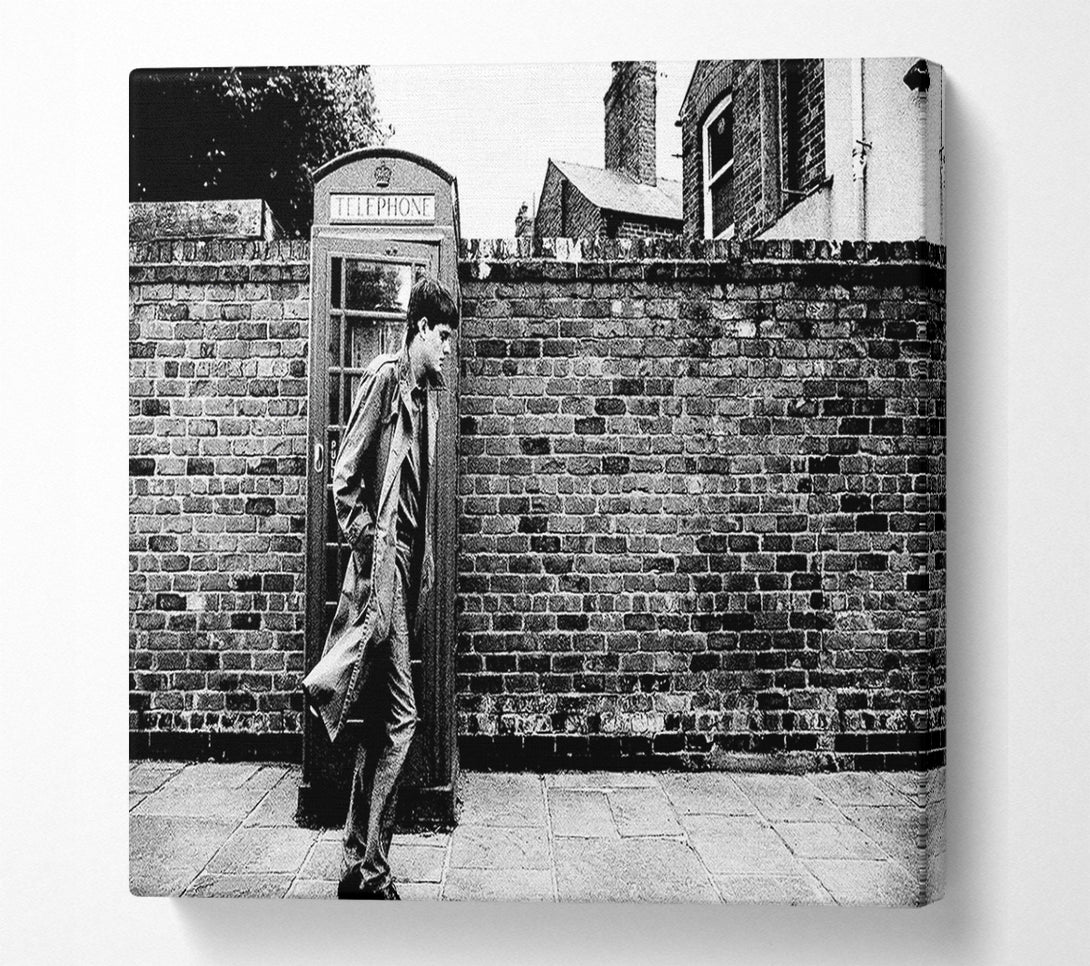  A Canvas Print of Ian Curtis Canvas Print