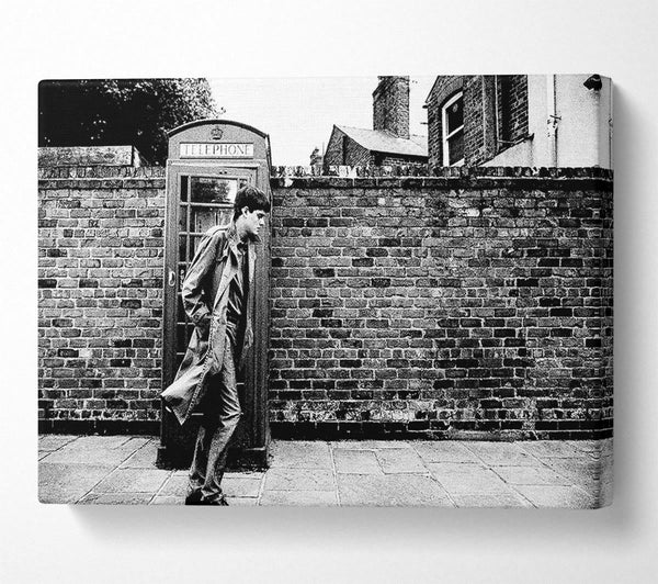  A Canvas Print of Ian Curtis Canvas Print