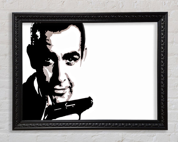 James Bond Sean Connery Framed Print
