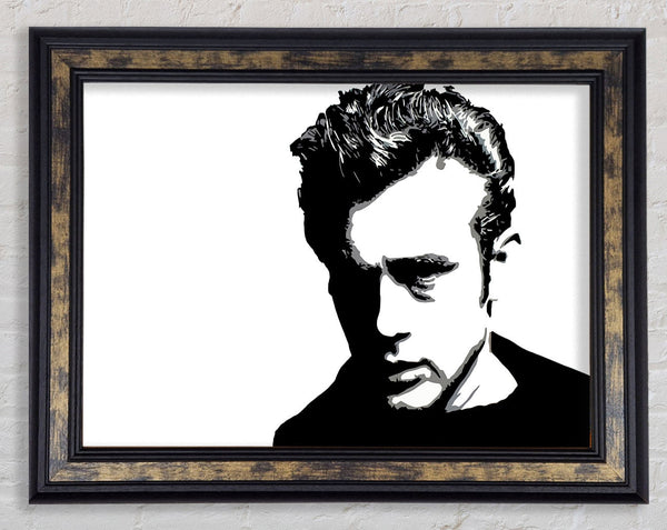 James Dean Pop Art Framed Print