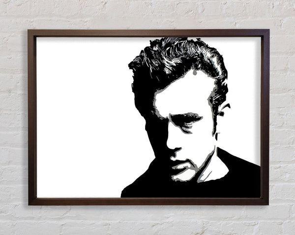 James Dean Pop Art Framed Print