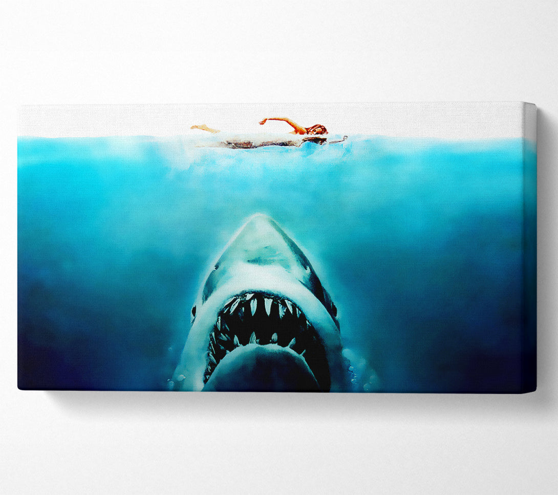  A Canvas Print of Jaws Canvas Print