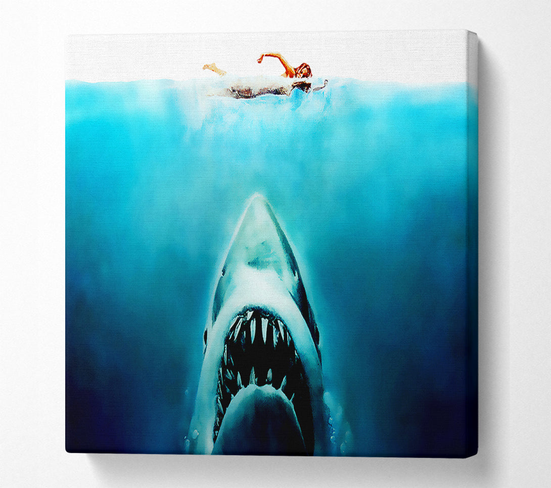  A Canvas Print of Jaws Canvas Print