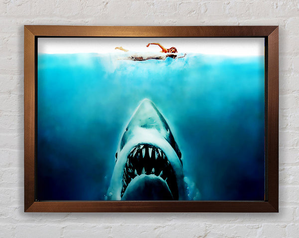 Jaws Framed Print