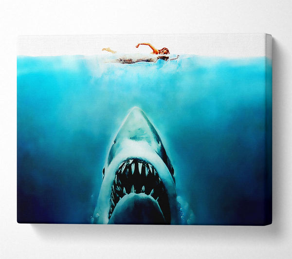 A Canvas Print of Jaws Canvas Print