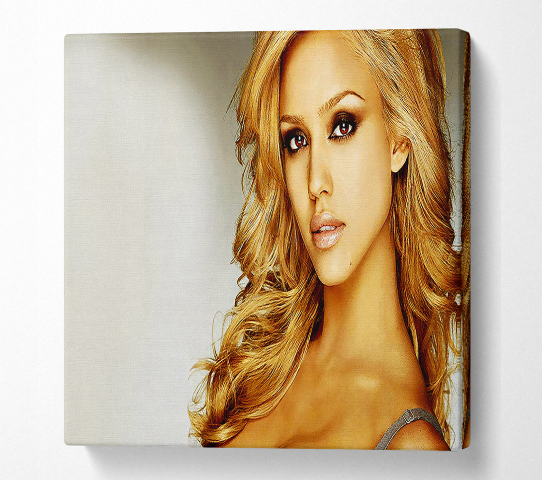  A Canvas Print of Jessica Alba Canvas Art