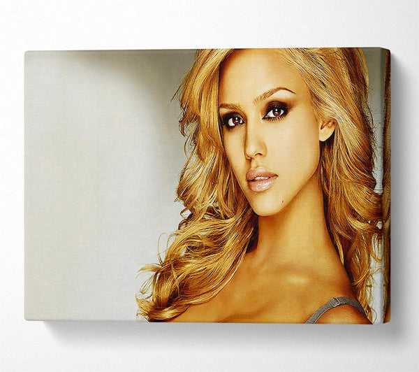  A Canvas Print of Jessica Alba Canvas Art