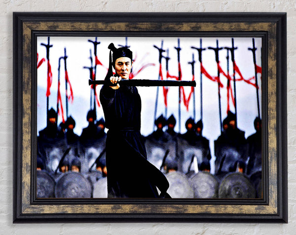 Jet Li Hero Framed Print