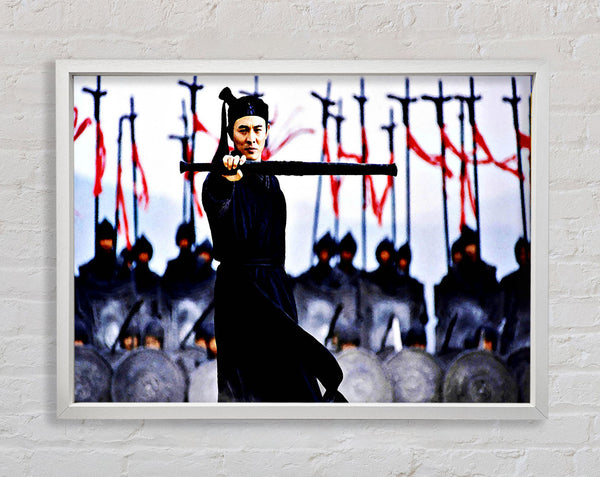 Jet Li Hero Framed Print