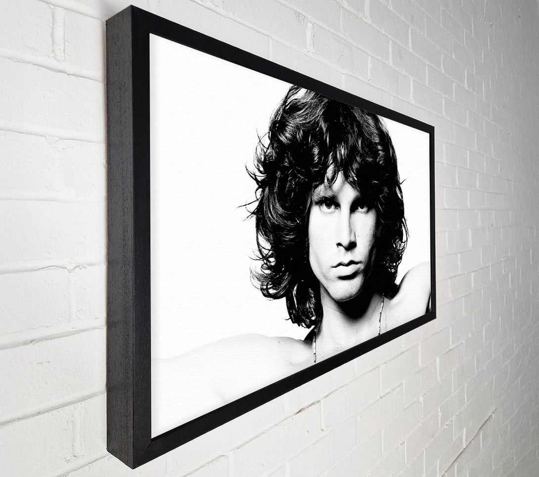  A Canvas Print of Jim Morrison Face Canvas Print