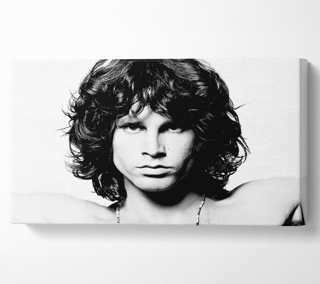  A Canvas Print of Jim Morrison Face Canvas Print