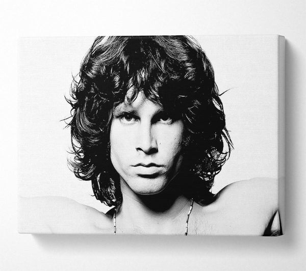  A Canvas Print of Jim Morrison Face Canvas Print