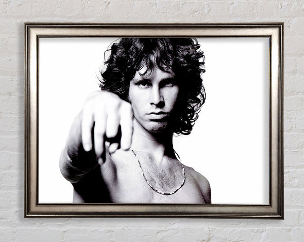 Jim Morrison Light My Fire Framed Print