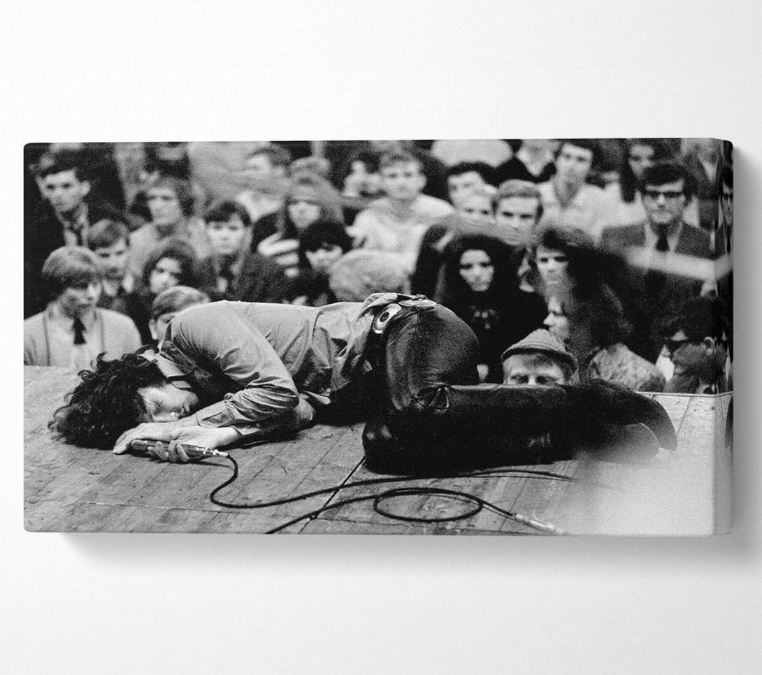  A Canvas Print of Jim Morrison Stage Canvas Print