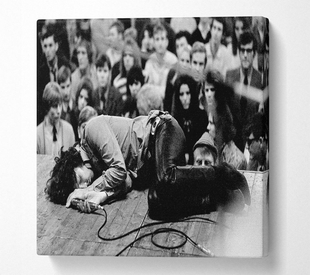  A Canvas Print of Jim Morrison Stage Canvas Print