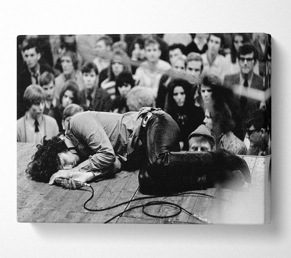  A Canvas Print of Jim Morrison Stage Canvas Print
