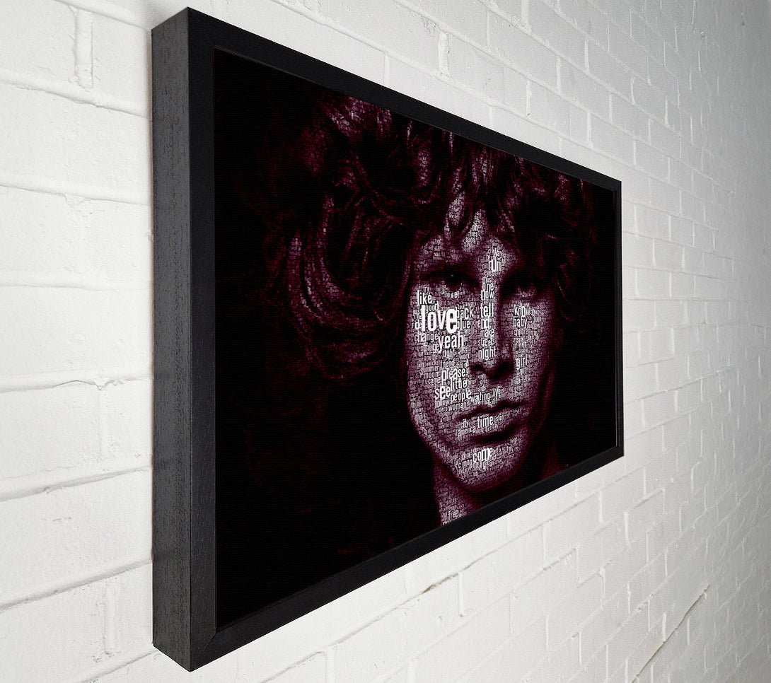  A Canvas Print of Jim Morrison Words Canvas Print